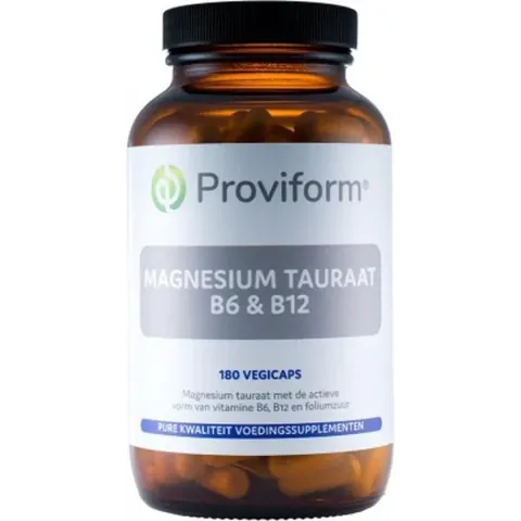 Proviform Magnesium tauraat B6 & B12 180 vcaps