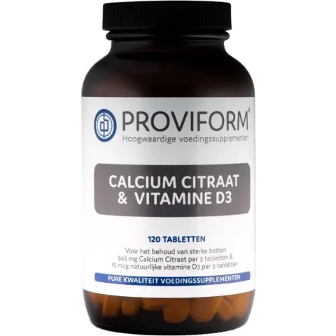 Proviform Voedingssupplementen Calcium citraat & D3