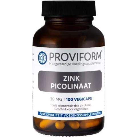 Proviform Zink Picolinaat 30 mg - 100 capsules - Voedingssupplement