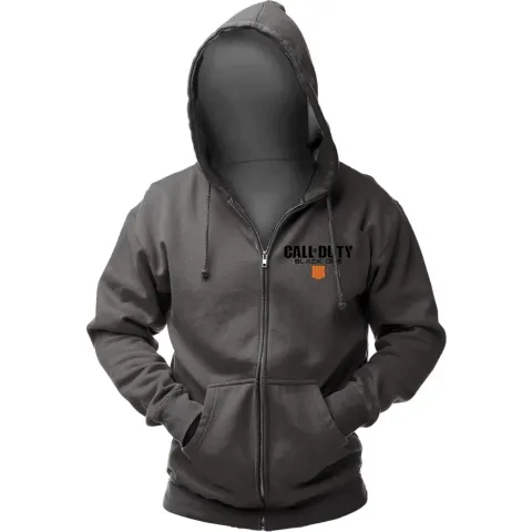 PUBG Zip-up Hoodie Logo Black