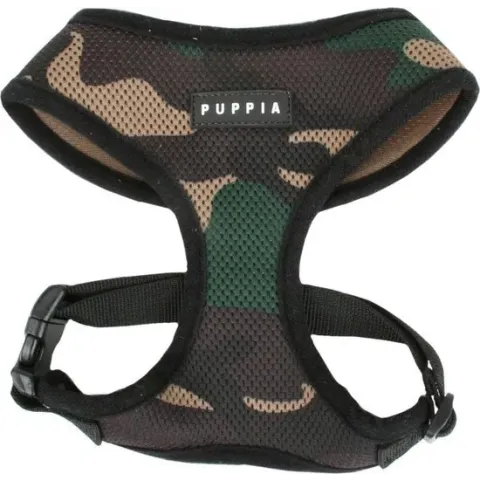 Puppia Hondentuig  - Camouflage - M - borstomvang 40-56 cm