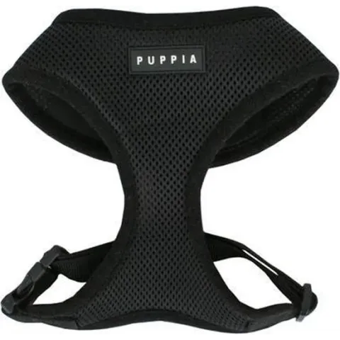 Puppia Hondentuig - Zwart - M - Borstomvang 40-56 cm