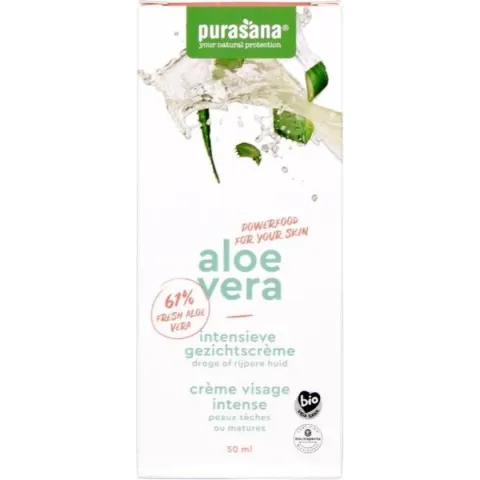Purasana Aloë Vera intensieve gezichtscrème