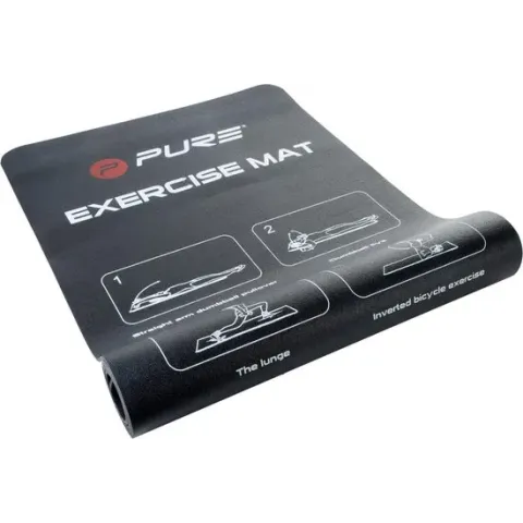 Pure2Improve Exercise Mat 182 x 61 x 0,4cm, Black
