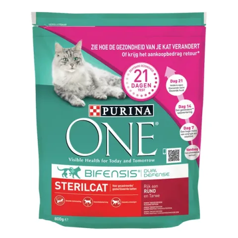 Purina One Sterilcat - Kattenvoer - Rund Granen 800 g