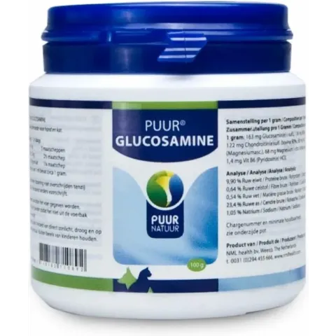 Puur glucosamine basis hond & kat - 1 st à 100 gr