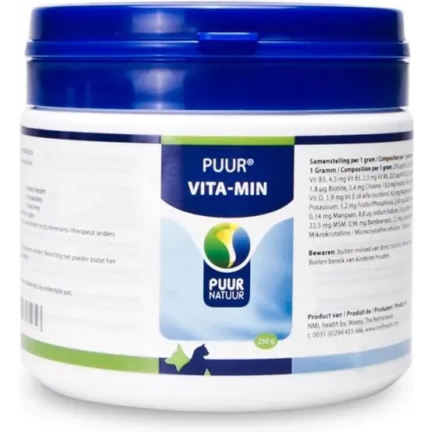 Puur vitaminen en mineralen voor hond en kat - 1 st à 250 gr