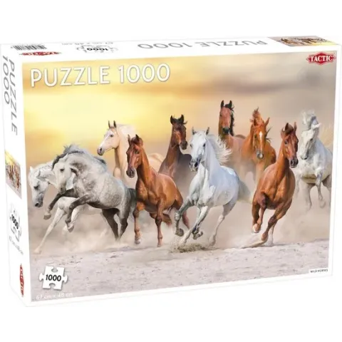 Puzzel Animals: Wild Horses - 1000 stukjes