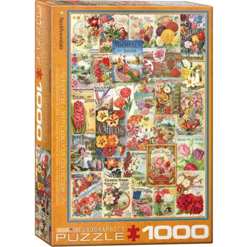 Puzzel - Bloemen zaadcatalogus - 1000st.