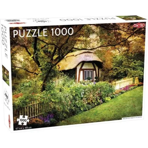 Puzzel English Cottage in the Woods 1000 Stukjes