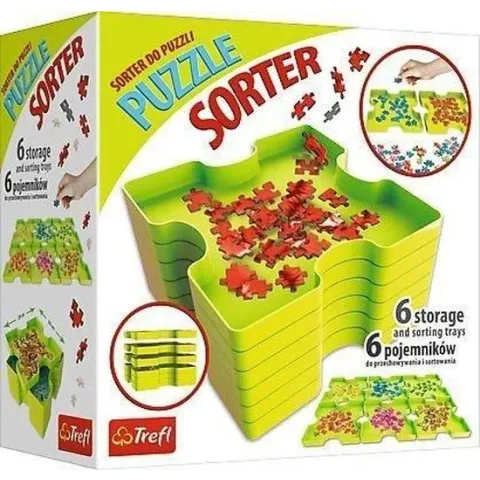 Puzzel Sorteerbox: 6 boxen
