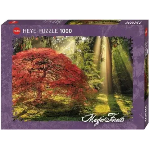 Puzzle 1000 el. Las o zachodzie s?onca