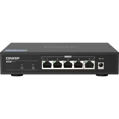 QNAP QSW-1105-5T netwerk-switch Unmanaged Gigabit Ethernet (10/100/1000) Zwart