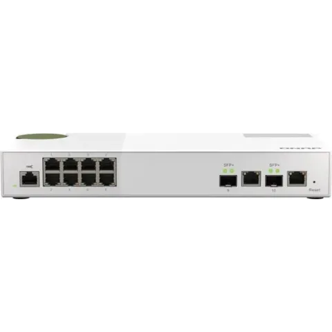 QNAP QSW-M2108-2C netwerk-switch Managed L2 2.5G Ethernet Grijs
