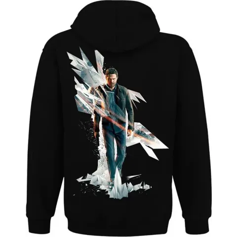 Quantum Break - Box art - Heren Hoodie met Rits - M