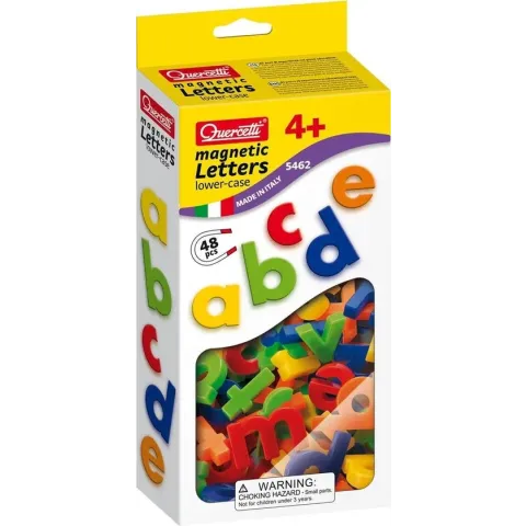 Quercetti kleine letters ABC magneten, 48st.