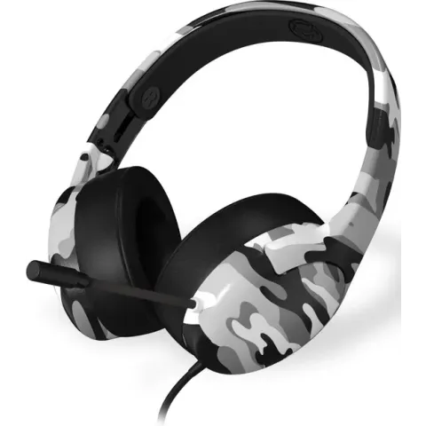 Qware Gaming - Headset - New Orleans - Geschikt voor Playstation 4 - Playstation 5 - PC - Multi platform - Artic Camo White