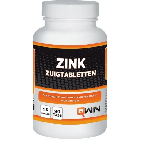 QWIN Zink Zuigtabletten - vitamines, mineralen & supplementen - 90 tabs