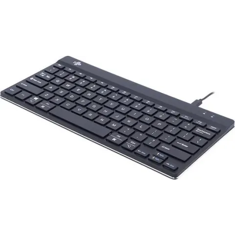 R-Go Tools R-Go Compact Break Toetsenbord, QWERTY (US), zwart, bedraad
