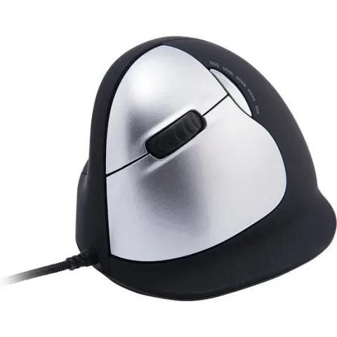 R-Go Tools R-Go HE Mouse, Ergonomisch muis, Large (Handlengte boven de 185mm), Linkshandig, bedraad