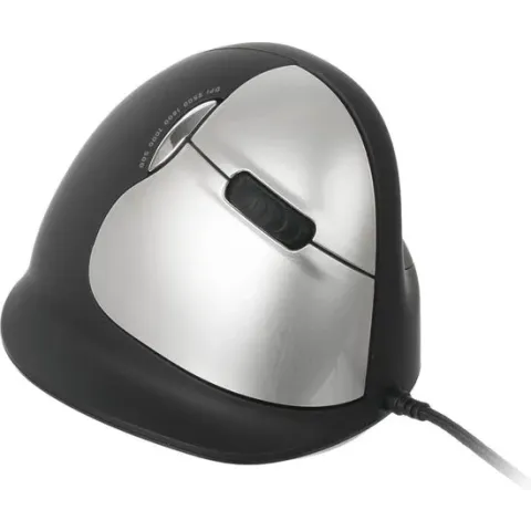 R-Go Tools R-Go HE Mouse, Ergonomisch muis, Large (Handlengte boven de 185mm), Rechtshandig, bedraad