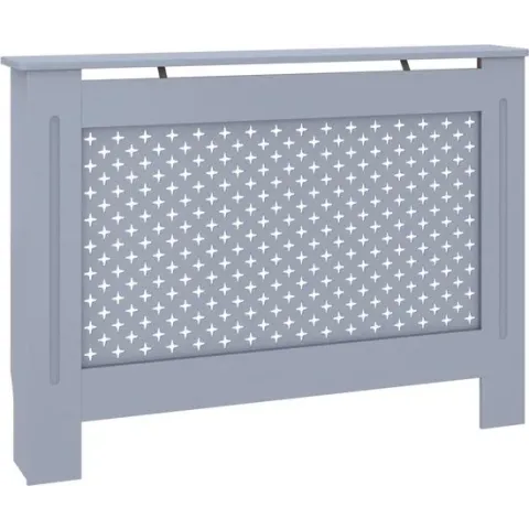 Radiatorombouw 112x19x81 cm MDF antraciet