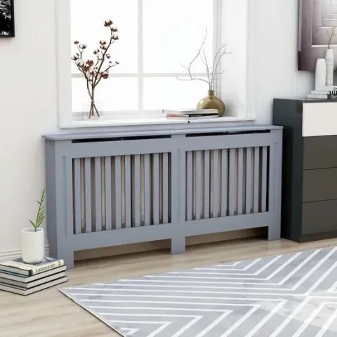 Radiatorombouw 172x19x81 cm MDF antraciet