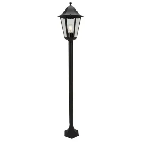Ranex 5000.037 Tuinpaal buiten - Klassiek Lantaarnpaal - 125cm - E27 fitting - Aluminium Glas