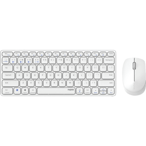 RAPOO 9600M BLADE DESKTOPSET WIT