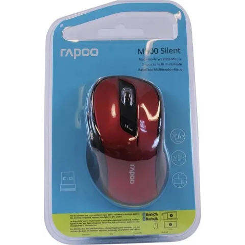 Rapoo M500 muis Bluetooth Optisch 1600 DPI Rechtshandig