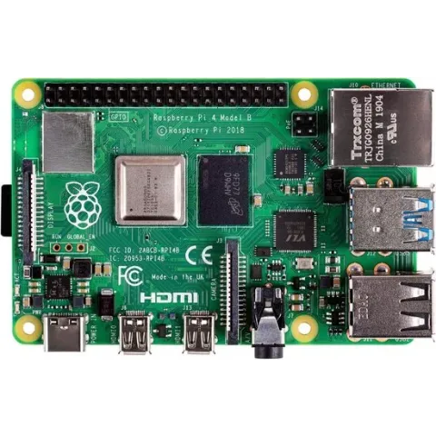 Raspberry Pi 4B - 4 Gb - 2.4 GHz - USB 3.0 - HDMI - BT - Wifi