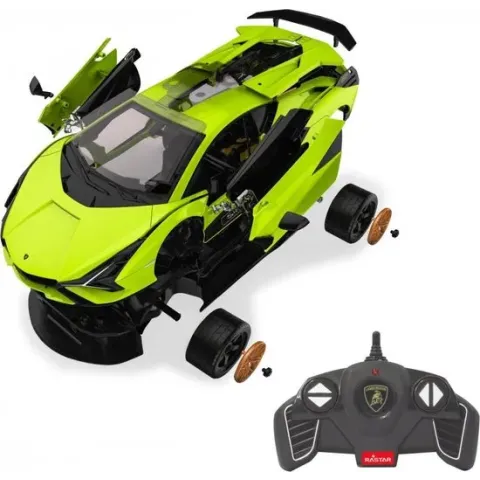 Rastar - Lamborghini Sián (Groen) - 1:18 - R/C Assembly model kit