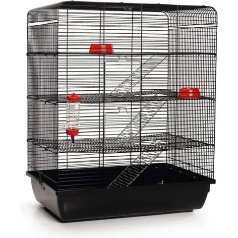 Rattenkooi Remy Zwart 58x38x71 cm