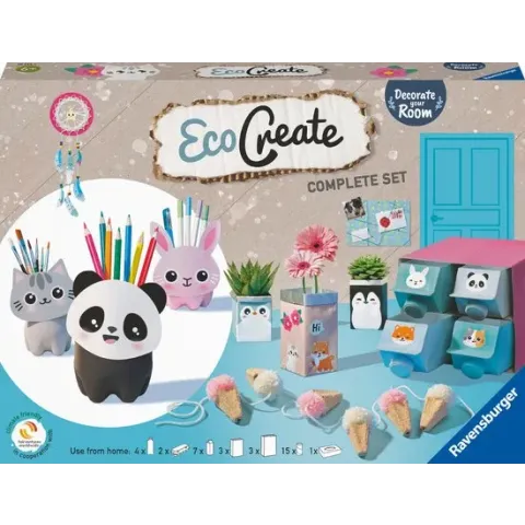Ravensburger EcoCreate Decorate your Room - Hobbypakket - Knutselen met oude verpakkingen