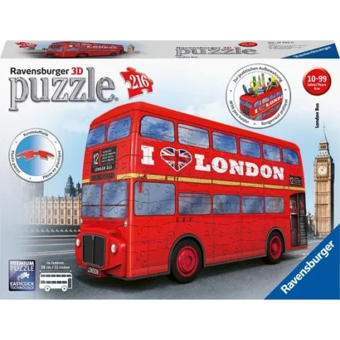 Ravensburger London Bus - 3D puzzel - 216 stukjes