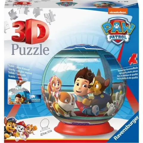 Ravensburger Paw Patrol puzzleball - 3D Puzzel - 72 stukjes