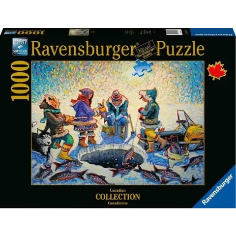 Ravensburger puzzel Canadian Collection IJsvissen - Legpuzzel - 1000 stukjes