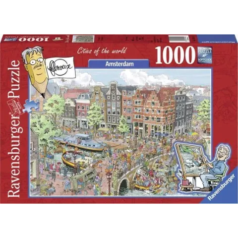 Ravensburger puzzel Fleroux Amsterdam - Legpuzzel - 1000 stukjes
