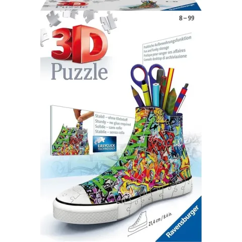 Ravensburger Sneaker Grafitti Print- 3D puzzel - 108 stukjes