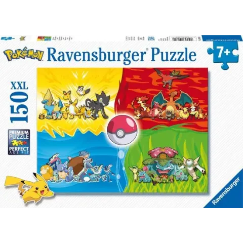 Ravensburger Verschillende Pokémons puzzel - legpuzzel - 150 stukjes