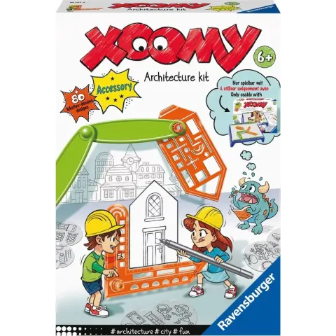 Ravensburger Xoomy Architecture Kit - Uitbreiding voor Xoomy Tekenmachine Hobbypakket