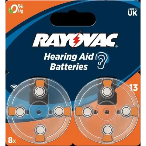Rayovac Hoortoestel Batterijen - 1.4V 290mAh - 8 stuks