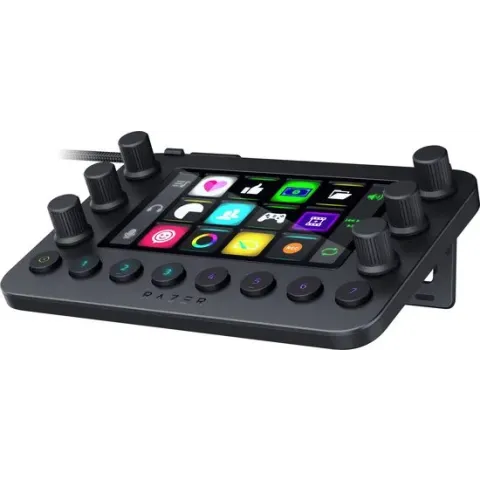Razer Stream Controller - Streamdeck - 12 LCD Toetsen - 2 LCD Zijschermen - Windows/Mac