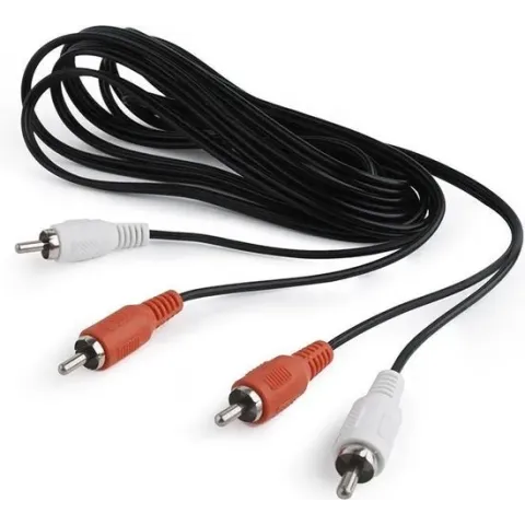 RCA stereo audiokabel, 1.8 meter