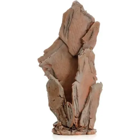 Red Slate Stack Aquarium Sculptuur - M - Rood