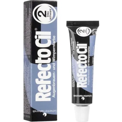 RefectoCil Wimper- en Wenkbrauw verf - Blauw-zwart nr. 2 - 15 ml