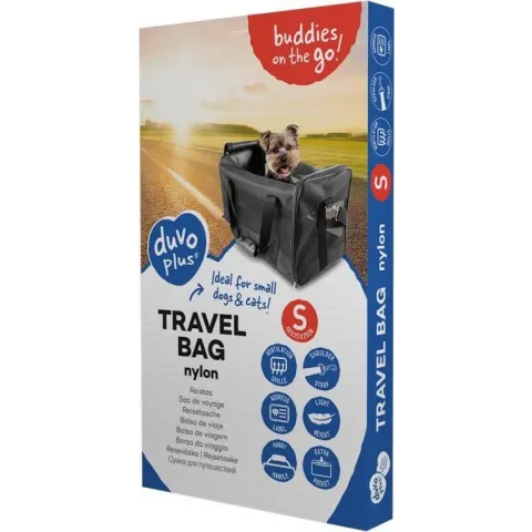 Reistas nylon Zwart - S - 40x25x25cm