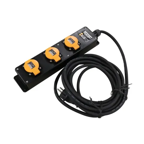 Relectric Pro Stekkerdoos ??? 3-voudig ??? 5 Meter ??? Ip44 ??? 3200w