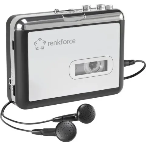 Renkforce RF-CP-170 Cassettedigitaliseerder Incl. hoofdtelefoon