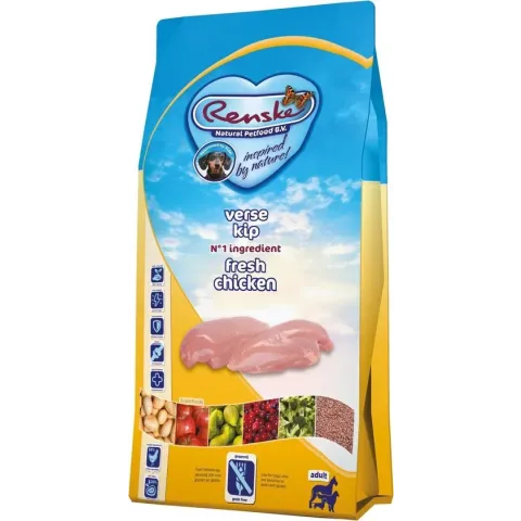 Renske Adult Kip Graanvrij - Hondenvoer - 12 kg